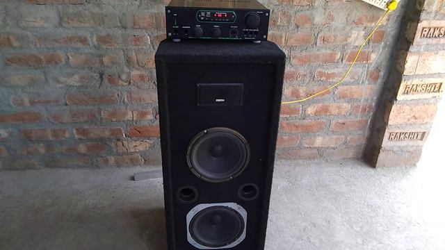 100 watt single tower Sound test 200 watt amplifier...part 1 by debasish смотреть онлайн