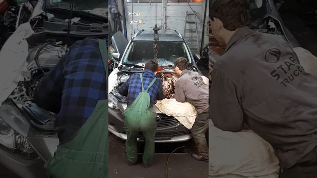 mazda 6 2.2 diesel SH01 MONTAŻ SILNIKA cz.2 #autochallenge смотреть онлайн