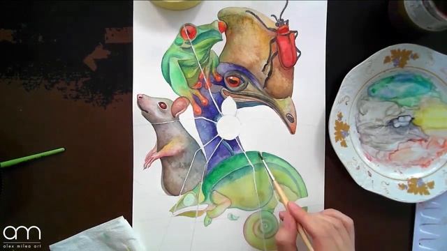 Dominant Species (board game) - Speed Painting смотреть онлайн