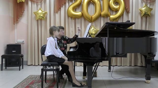 Открытый урок в музыкальной школе / Йозеф Гайдн - Соната Партита До Мажор смотреть онлайн