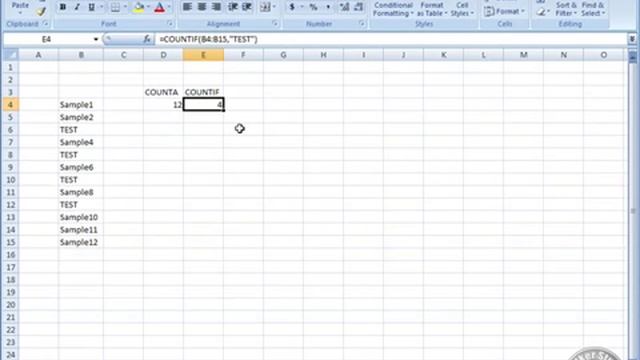 20 Excel Countif Counta : Advanced Excel Training смотреть онлайн