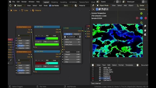 Mix Color Node. Add-on for Blender смотреть онлайн