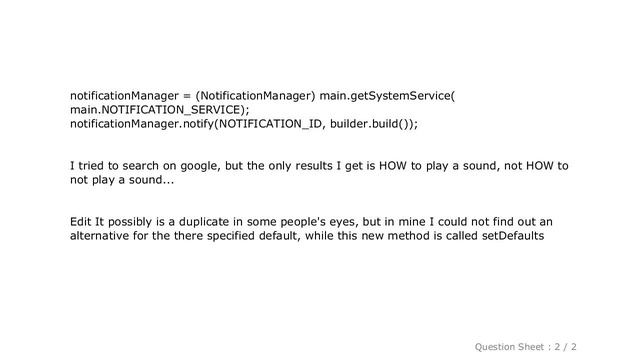 Android : How to show a notification without a sound java смотреть онлайн