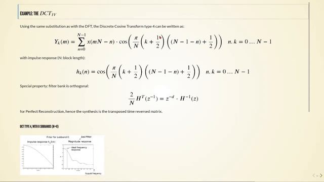 Audio Coding - 02 Filter Banks I - 08 Transforms as Filter Banks смотреть онлайн