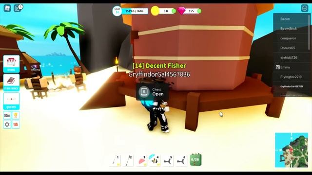 All Chest Locations Eruption Island Roblox Fishing Simulator смотреть онлайн