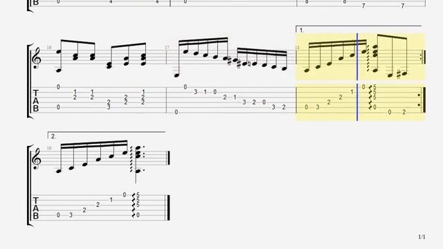 Вальс Память цветов | Ноты+табы НА ХАЛЯВУ смотреть онлайн