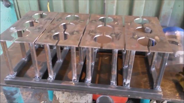 Станок для изготовления ШлакоБлоков.Как изготовить . Часть -2. смотреть онлайн