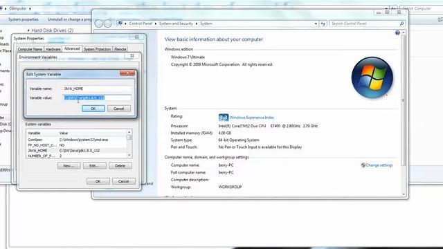 Setting Java Environment Variables смотреть онлайн
