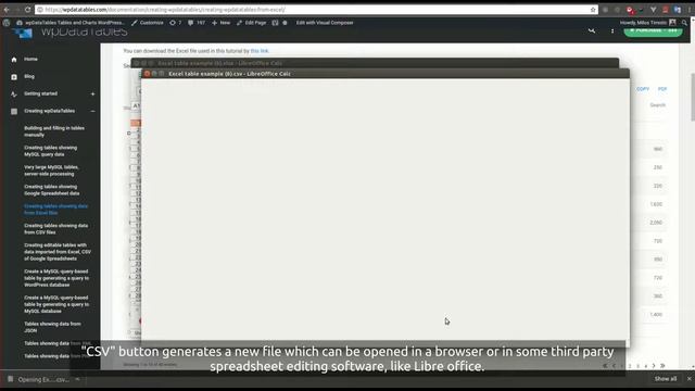 How to export tables in WordPress to CSV, Excel or PDF using wpDataTables смотреть онлайн