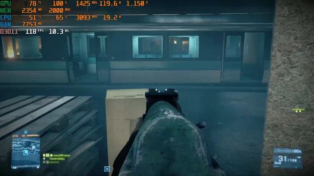 Prueba de Rendimiento Battlefiled 3 Rx 570 Intel Core i5 4440 смотреть онлайн