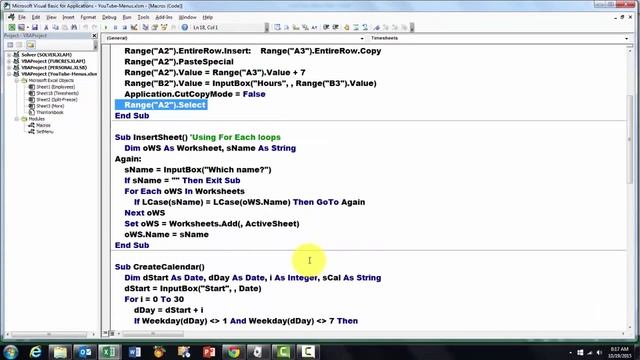 A Quick Access To Run Your Macros