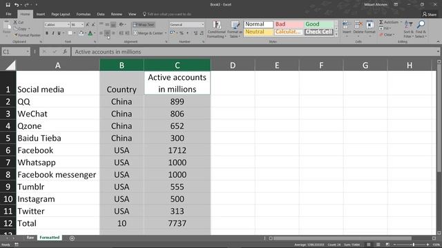 Lecture 2 - Formatting cells in Excel - The Free Excel Course смотреть онлайн