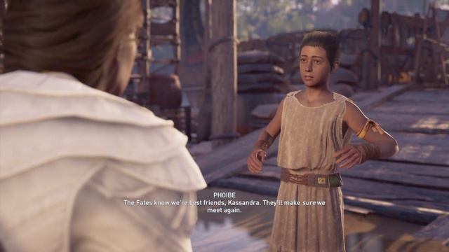 Assassin's Creed Odyssey: Kassandra Bids Phoibe And Markos Farewell As She Departs Kephallonia смотреть онлайн