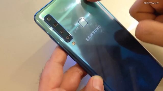 Samsung Galaxy A9 - Quad Camera Smartphone Hands On First Look смотреть онлайн