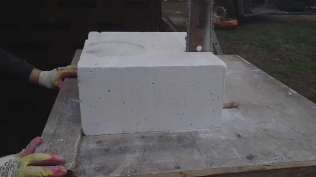 Станок для резки газоблока своими руками! обзор и рез блока!!! смотреть онлайн