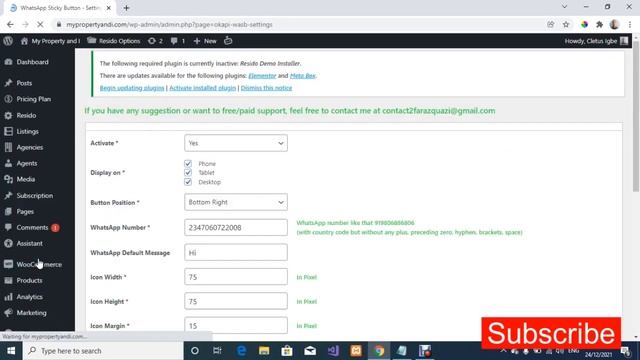 How to Add Free WhatsApp Sticky Button on WordPress Website смотреть онлайн