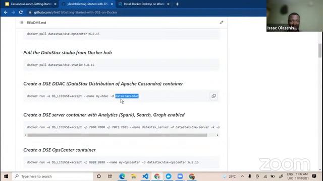 Apache Cassandra Lunch #75: Getting Started with DataStax Enterprise on Docker смотреть онлайн