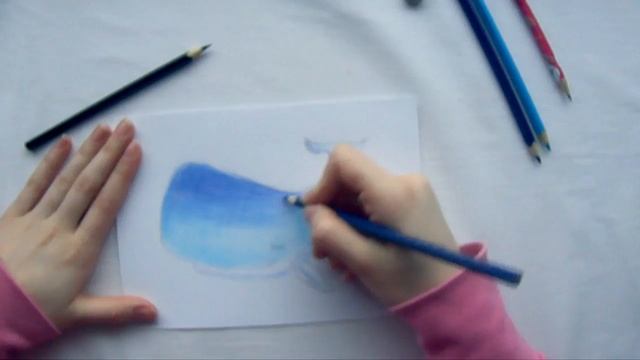 How to draw a whale | Как нарисовать кита. DARJAART смотреть онлайн