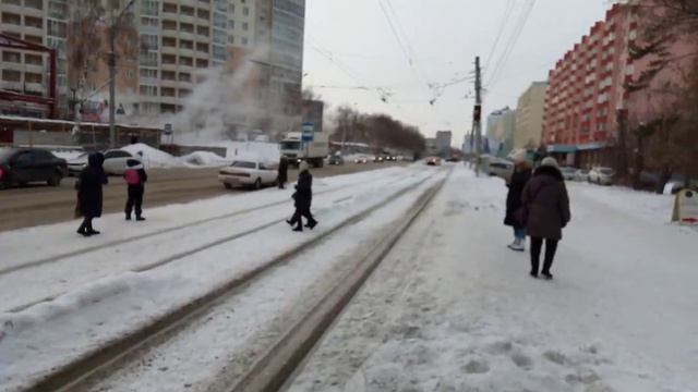 Средние трамваи города Новосибирска смотреть онлайн