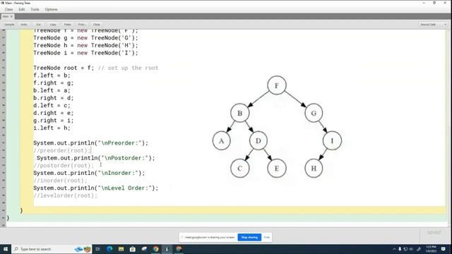 DS 049: Trees Part 5 - Java Code for Preorder, Postorder, and Inorder Parsing смотреть онлайн