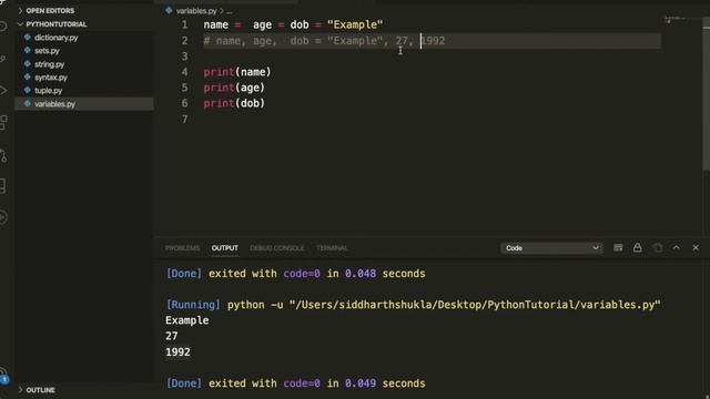 Variable Python || Python Tutorial || Learn Python Programming смотреть онлайн