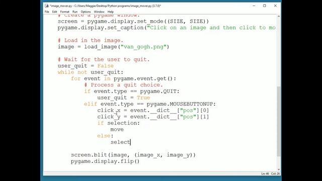Functional decomposition in Python; No music; Objects & Games with Python Chapter 2 Video 2 смотреть онлайн