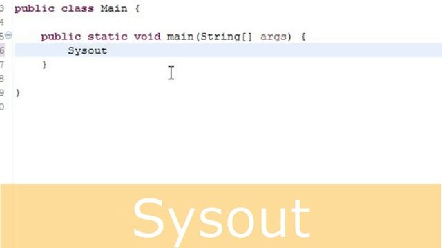 System.out.println Shortcut смотреть онлайн