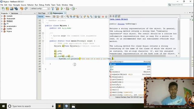 java access modifier ,setter and getter method tutorial смотреть онлайн