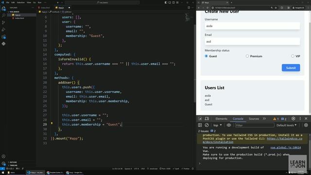 Let's learn VUE JS | Options API in 2023 (Web Developer Path) смотреть онлайн