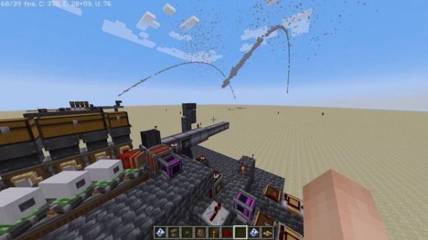 Minecraft Create Big Cannons fully automatic cannon +shematic