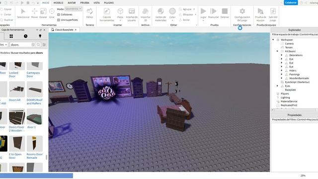 Doors Kit ( Español ) ( roblox studio ) смотреть онлайн