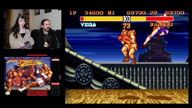 Playing some Street Fighter 2 Turbo with my daughter смотреть онлайн