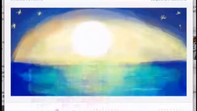 Рисуем закат. смотреть онлайн