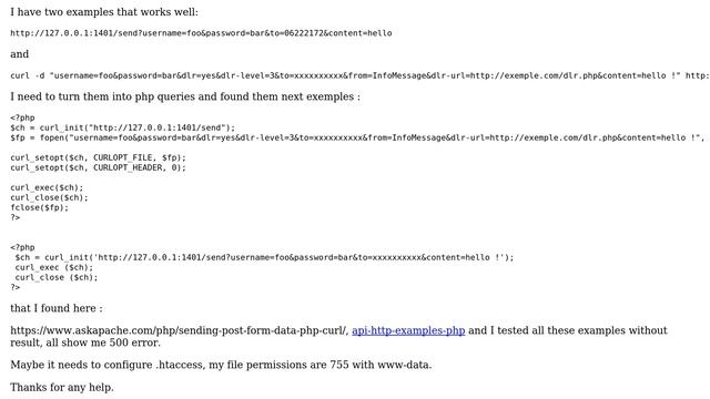 DevOps & SysAdmins: php post request curl HTTP ERROR 500 смотреть онлайн