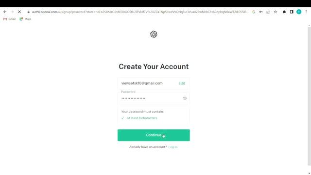 CHATGPT Account creation смотреть онлайн