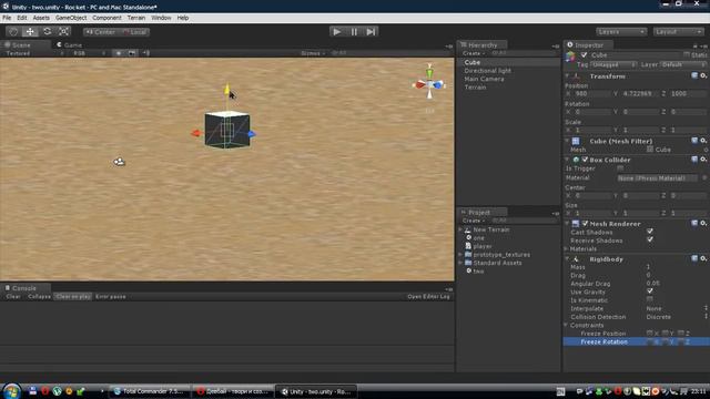 Урок 5 - Обзор компонента Rigidbody Unity3d смотреть онлайн
