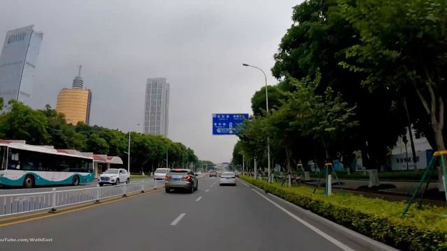 Downtown Zhuhai Driving, The Most Livable Garden City In Guangdong, China | 珠海 | 花园城市