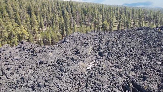 Davis Lake, OR Volcanic Field --Lava Flow-- (DJI Mini 2) смотреть онлайн