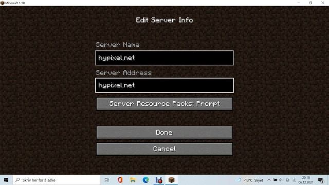 How to get Hypixel in Minecraft Java Edition (1.18) смотреть онлайн