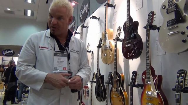 Hot Jam Media at Gibson Booth: Dr. Epiphone Interview NAMM 2014 смотреть онлайн