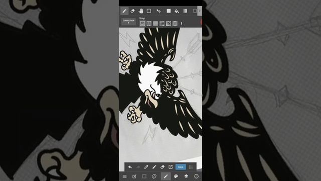 MEDIBANG PAINT ANDROID - DRAWING EAGLE ❗ смотреть онлайн