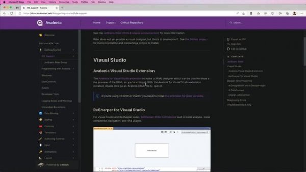 001. Avalonia UI - Getting Started Environment Setup