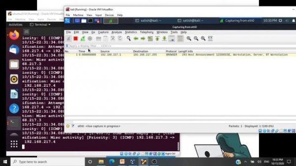 Hping3  Demo- Kali Linux - Ping Flood and SYN Flood Attack - DOS and DDOS - Explained - CSE4003