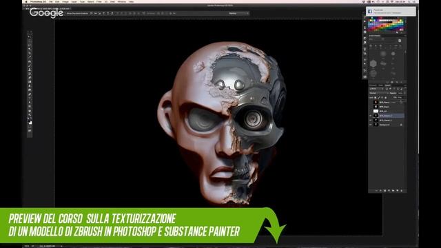 Zbrush, Photoshop e Substance Painter - Preview del corso смотреть онлайн