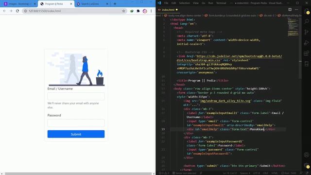 ISENG ISENG || BUAT FORM LOGIN SIMPLE DENGAN BOOTSTRAP 5 смотреть онлайн