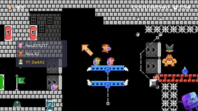Super Mario Maker 2 Link 4 Player Co-Op Online with Friends смотреть онлайн