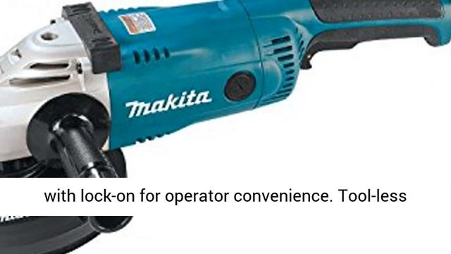 Makita GA7021 7" Angle Grinder, with AC/DC Switch смотреть онлайн