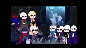 ||Sans “AU” react to memes||[🇷🇺/🇺🇸] ||Реакция сансов на меме||~