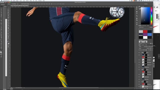 How To: The Soccer Strike PSD Mockup Process Video смотреть онлайн
