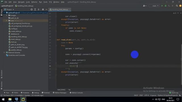PostgreSQL Python Handling BLOB Data смотреть онлайн